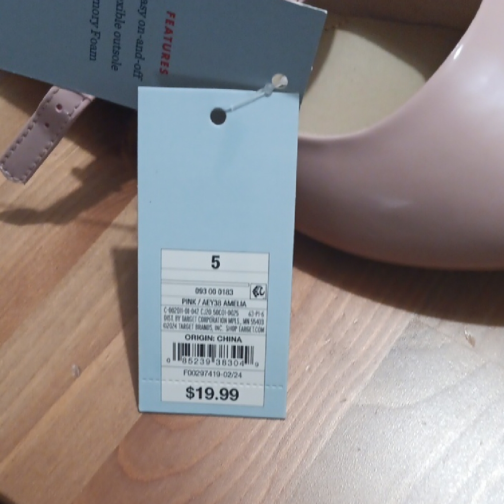 Cat & Jack Light Pink Dress Shoes for Kids - Picture 4 of 4